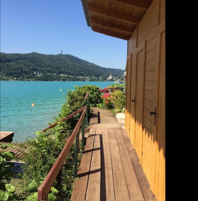 Apartamento Seehaus Hochauer Direkter Seezugang Woerthersee Pörtschach am Wörthersee Exterior foto