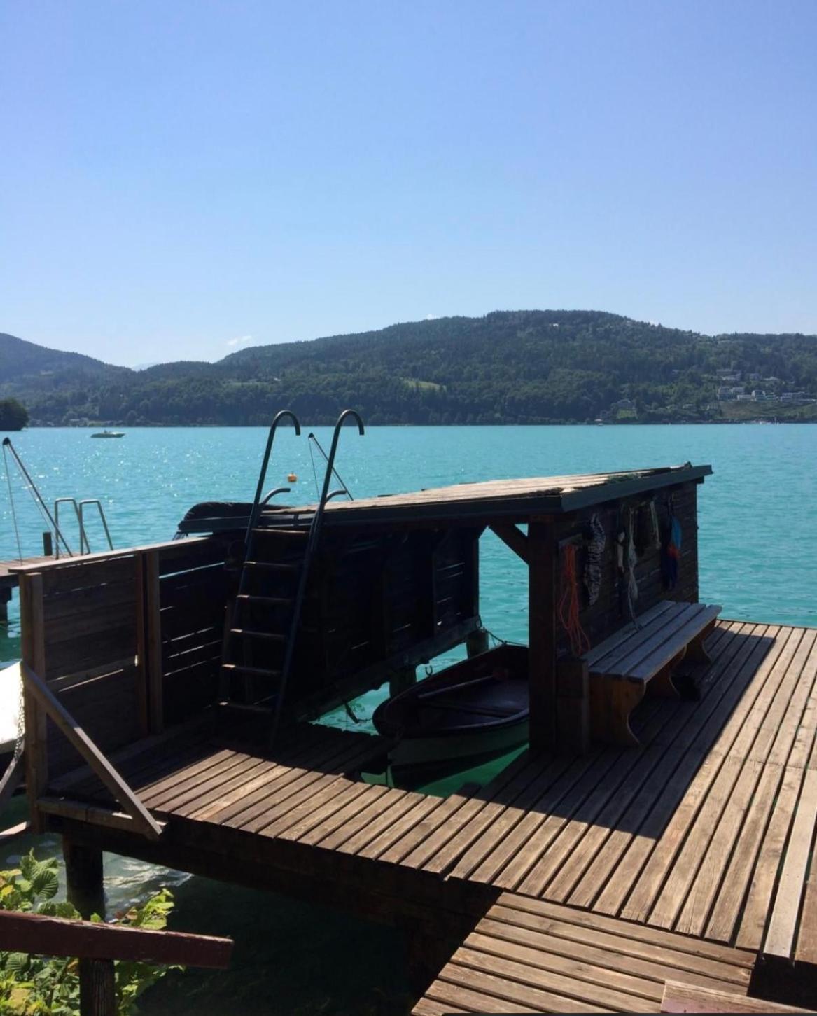 Apartamento Seehaus Hochauer Direkter Seezugang Woerthersee Pörtschach am Wörthersee Exterior foto